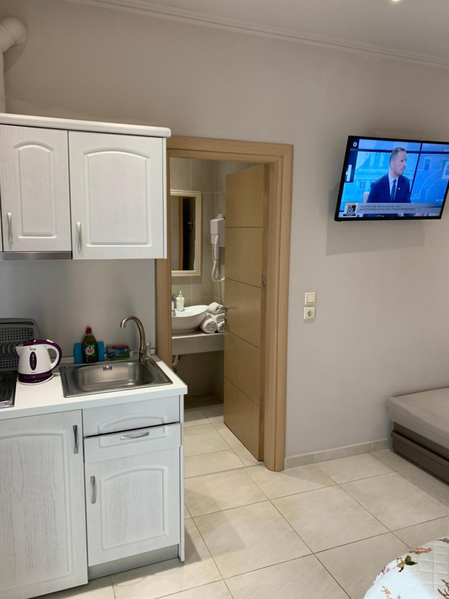 Luxury Studios Ath Limenas  Luaran gambar